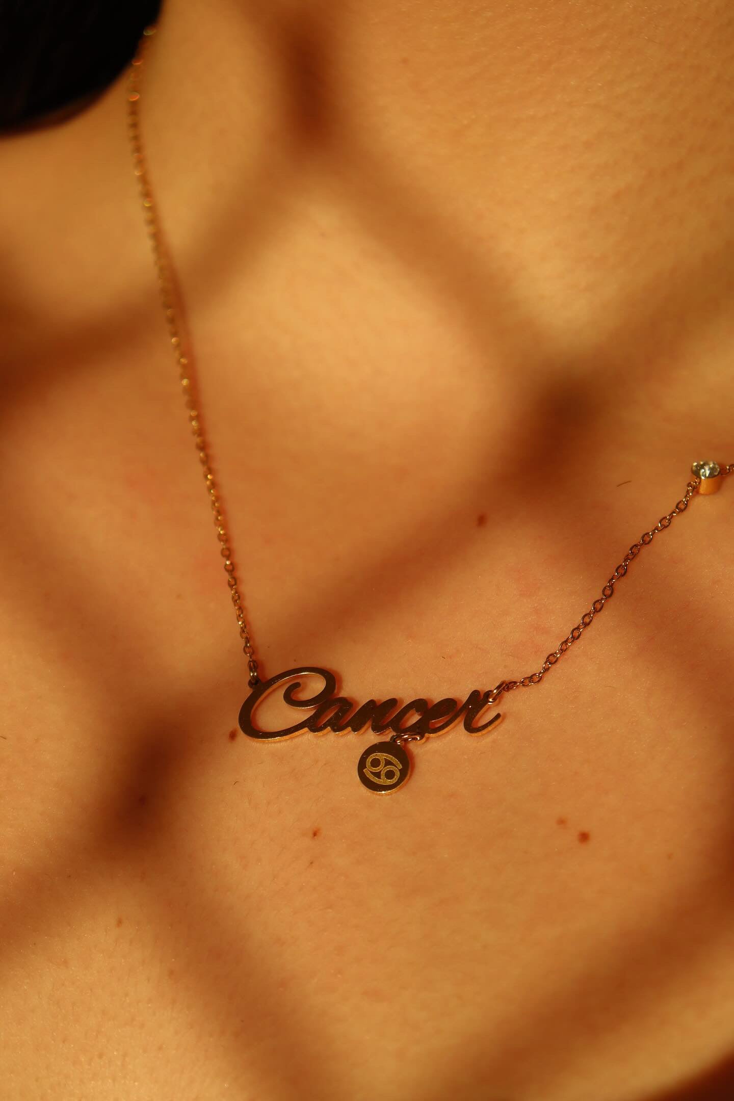 Cancer zodiac necklace