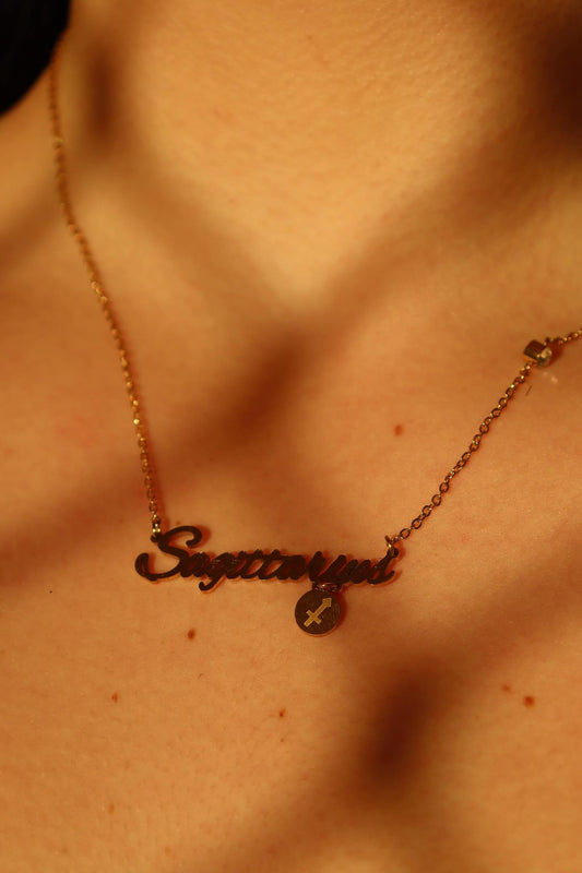 Sagittarius zodiac necklace