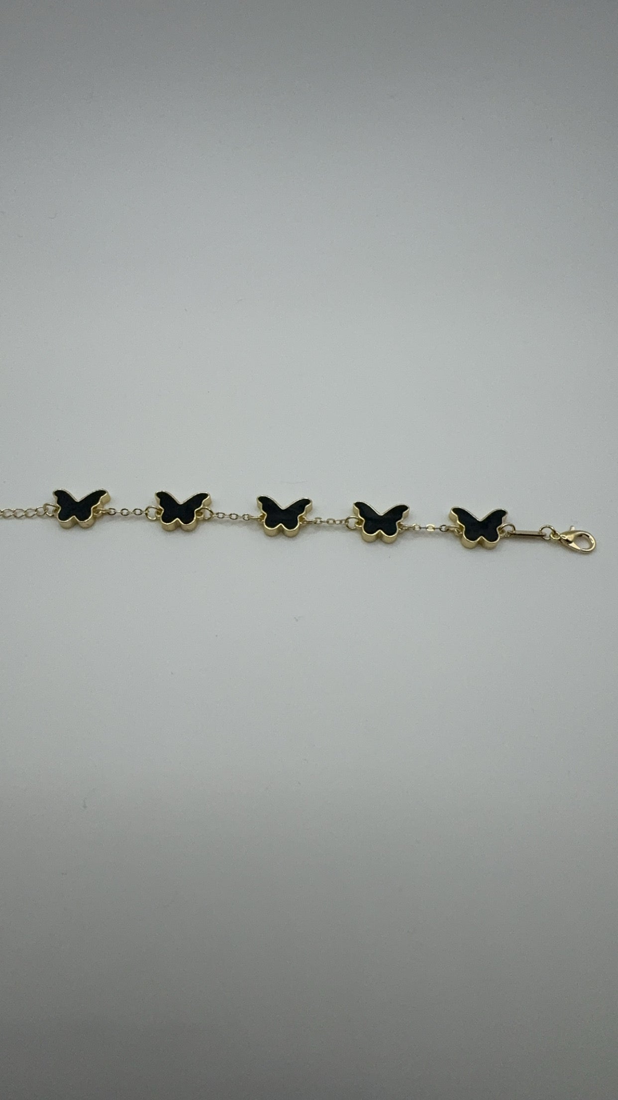 Black butterfly bracelet